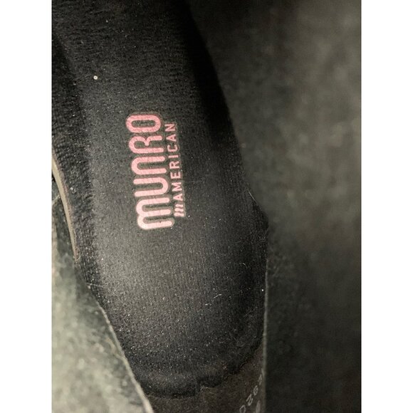 Women's Munro Riley Black Leather Boots size 5.5 - Picture 9 of 10